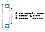Подшипник NJ 207-ECJ LDI