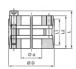 Картинка зажимная втулка rck11 35x60 (klee035) npt зажимная втулка rck11 35x60 (klee035) npt