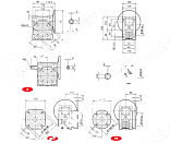 редуктор червячный chmre75 i=60 b3 chiaravalli