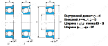 Подшипник F626-ZZ LDI 