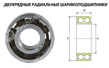 Картинка Подшипник 4201-ATN9 ISB  Подшипник 4201-ATN9 ISB