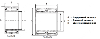 подшипник na 4907 ldi kit