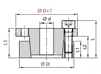Картинка зажимная втулка rck15 25x55 (klbb125) chiaravalli зажимная втулка rck15 25x55 (klbb125) chiaravalli