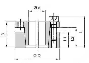 Картинка зажимная втулка rck13 45x75 (klaa045) chiaravalli зажимная втулка rck13 45x75 (klaa045) chiaravalli