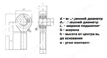 Шарнирный подшипник NPT BRM 12-00-502 (M12)