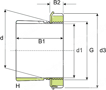 втулка h211 isb