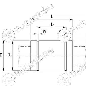 линейный подшипник kbo2045pp nbs
