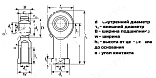 Шарнирный наконечник PHS10.1 M10X1,25 (TSF10X1,25) LDI