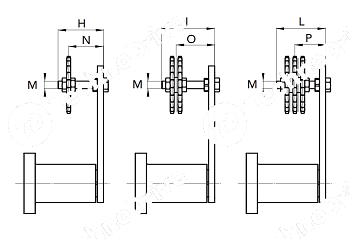 натяжитель цепи cht-er4 1/2" t. z15 chiaravalli