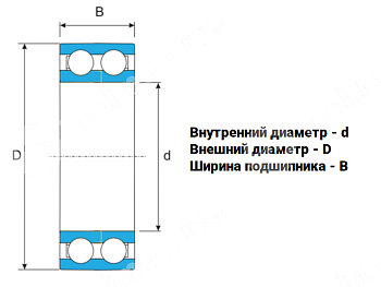 Картинка Подшипник 4210 LDI Подшипник 4210 LDI