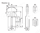 натяжитель цепи cht-pao1 1/2" d chiaravalli