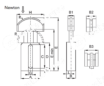 натяжитель цепи cht-pao1 1/2" d chiaravalli