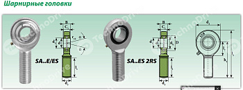 Шарнирный наконечник SA35ES-2RS ISB