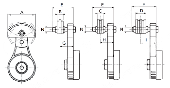натяжитель цепи cht-tge1 3/8" s chiaravalli