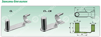 зажим для вилки cl6x12 isb CL6X12