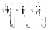 натяжитель цепи cht-tr1 1/2" d z=15 chiaravalli