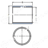 втулка скольжения bnz81212 (pbm81212) isb
