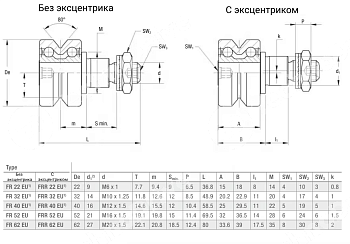 Подшипник FR 22 EI NPT 