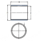 втулка скольжения bnzf152025320 (pbmf152020) isb