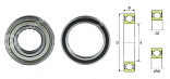Картинка Подшипник нержавеющий SS6009-2RS (W6009-2RS) ISB  Подшипник нержавеющий SS6009-2RS (W6009-2RS) ISB