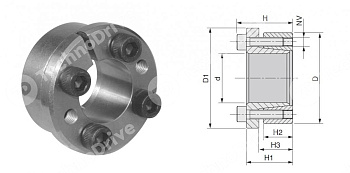 зажимная втулка rck11 160x210 (klee160) npt