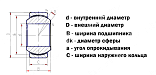 подшипник geg160es-2rs (ge160fo-2rs) ldi