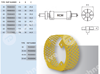 Картинка Защитный кожух RCM45/50 (для RCM-AL) CHIARAVALLI Защитный кожух RCM45/50 (для RCM-AL) CHIARAVALLI