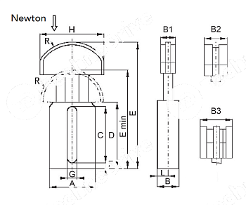 натяжитель цепи cht-pao1 1/2" d chiaravalli