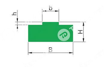 Направляющая PROFILE T1 21 15X45 CHIARAVALLI