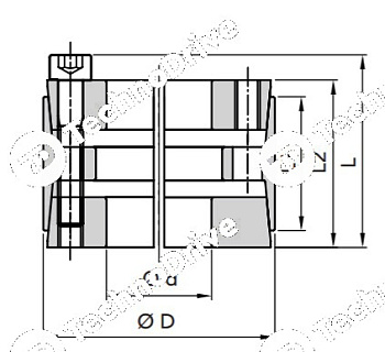 зажимная втулка rck11 45x75 (klee045) npt
