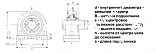 Подшипниковый узел UKPA 206 + H 2306 LDI