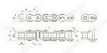 Звено соединительное 1206 P.50X25 C.L. CHIARAVALLI
