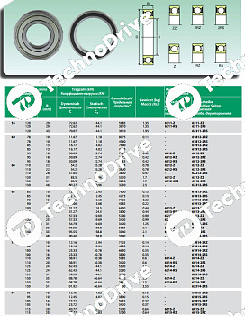 Подшипник 6311-2RS/C3 ISB 
