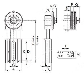 натяжитель цепи cht-asr3 1" s. z=12 chiaravalli