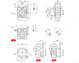 редуктор червячный chmre - 110 60 b3(m11460000b3) chiaravalli