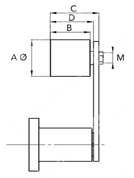 натяжитель ремня cht-eru2 4045 aluminium chiaravalli