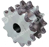 Двойная звездочка для однорядной цепи 08B-1 z=13 1/2"x5/16" (PHS 08B-1DSA13 / DS09013) NPT