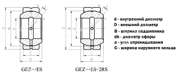 подшипник gez15es (ge15zo) ldi