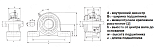 Подшипниковый узел UKP 311 + H 2311 LDI