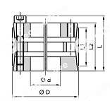 зажимная втулка rck11 45x75 (klee045) chiaravalli