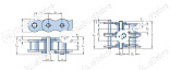 Звено соединительное 1205 K1 P.50X25 C.L. CHIARAVALLI