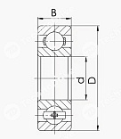 Подшипник 6305-2RSH1 SKF 