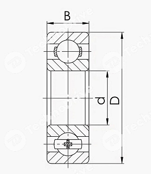 Подшипник 6305-2RSH1 SKF 