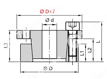 втулка зажимная klbb335 (phf fx52-35x80) sati
