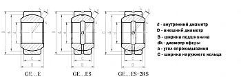 подшипник ge12pw ldi