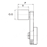 натяжитель ремня cht-tru1 4045 steel chiaravalli