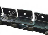 Транспортерная цепь с аттачментом 1.1205 A1-01 P.50X25 S2.5 CHIARAVALLI