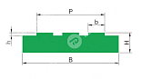 Картинка Направляющая PROFILE T3 15 20X95 CHIARAVALLI Направляющая PROFILE T3 15 20X95 CHIARAVALLI