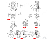 редуктор червячный chmre63 50 u chiaravalli