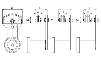 натяжитель цепи cht-ege 3 1/2" d. chiaravalli